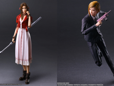 See FFVII Rebirth Aerith and Elena Play Arts Kai Figures