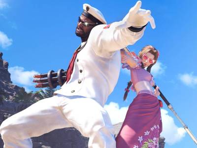 FFVII Remake August 2024 Calendar Pairs Up Aerith and Barret