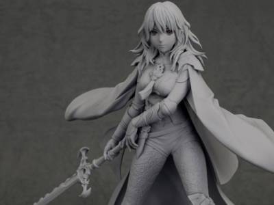 Fire Emblem: Three Houses Byleth Figure Prototypes Debut male and female Byleth