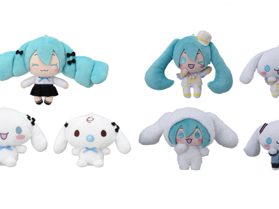 Hatsune Miku Cinnamoroll Plush Appear in Japanese Arcades