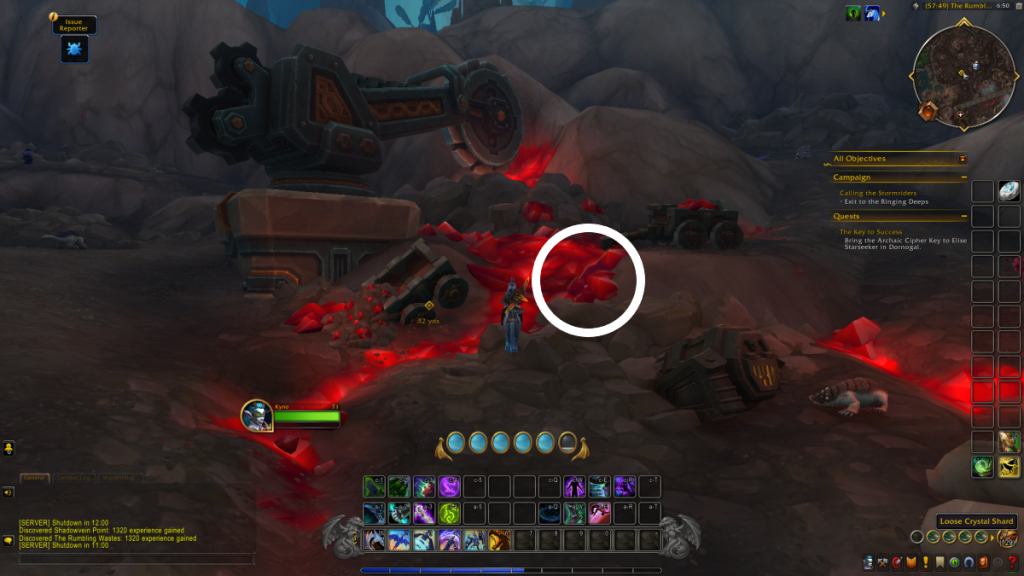 WoW: The War Within Rough Deepruby shard