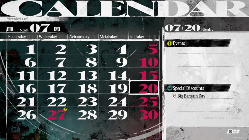 When Are Special Discount Shop Sale Days in Metaphor: ReFantazio