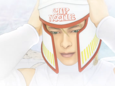 Cup Noodle ad based on El Shaddai meme
