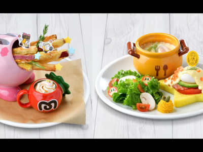 Kirby Cafe Fall 2024 menu