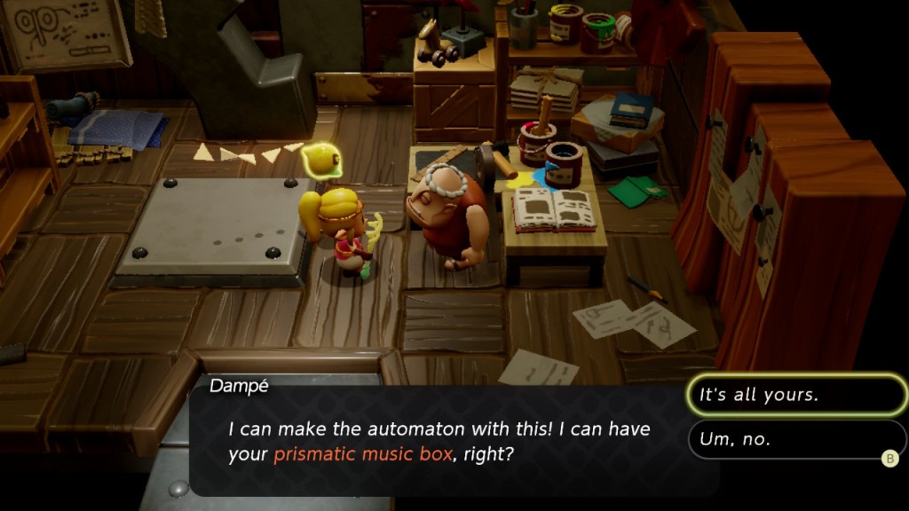 Legend of Zelda: Echoes of Wisdom ‘Performance Artist’ Automaton Guide Gizmol