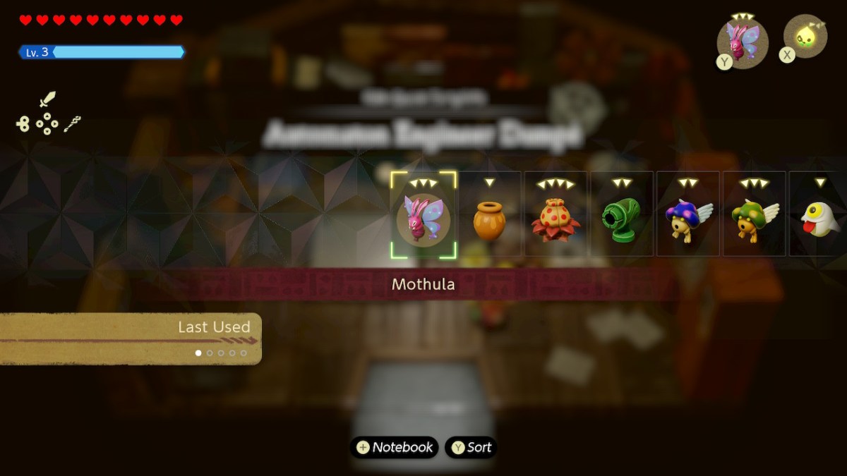 LOZ: Echoes of Wisdom Automaton Engineer Dampe, Techtite Guide