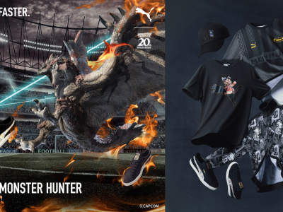Monster Hunter Puma Shoes and Apparel Appear in Japan