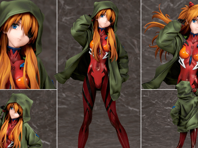 New Evangelion Figure Features Asuka Wearing a Hoodie