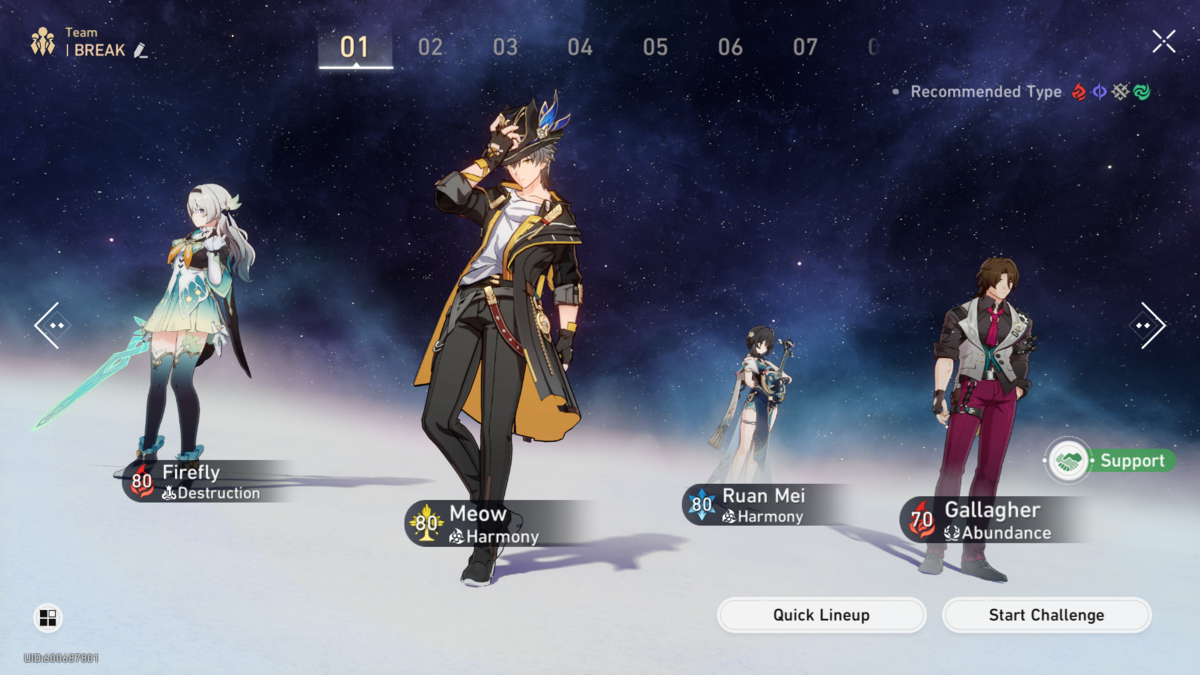 star rail echo of war inner beast's battlefield best teams