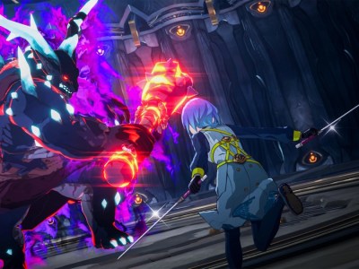 Bandai Namco MMO Blue Protocol screenshot of a character fighting a monster