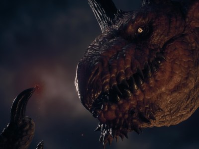 The Dragon eating the Arisen's Heart in Dragon's Dogma 2
