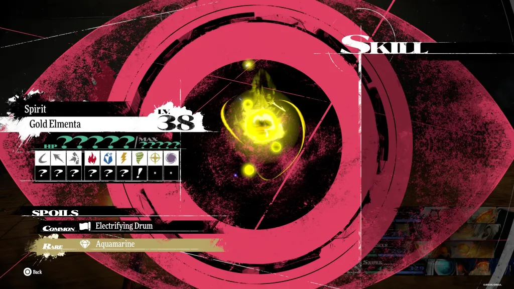 Gold Elmenta Weakness in Metaphor: ReFantazio