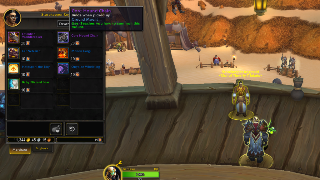 WoW World of Warcraft anniversary reginald