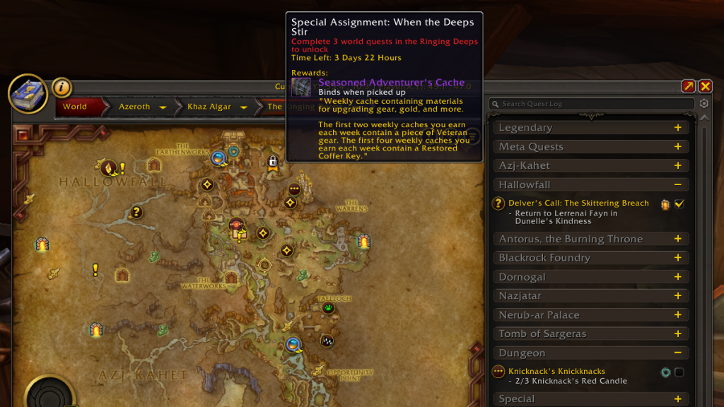 WoW World of Warcraft Heroic Dungeons ilevel