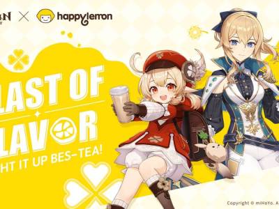People who stop by Happy Lemon stores in the US through the end of the year can get Genshin Impact merchandise of Klee and Jean.