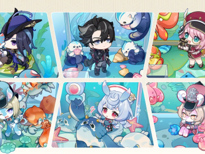 Genshin Impact collaboration merchandise at GiGO arcade centers