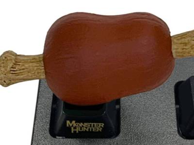 Monster Hunter Keycaps Highlight Different Kinds of Meat