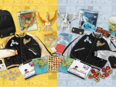 Pokemon Gold and Silver 25th anniversary merchandise in Japan