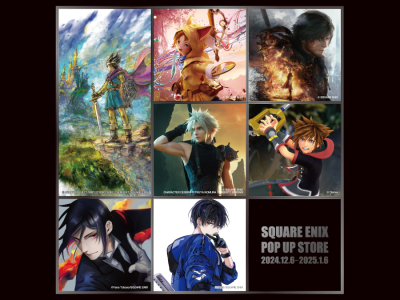 Square Enix Pop Up Store at Daimaru Umeda in Osaka for 2024-2025 holiday season