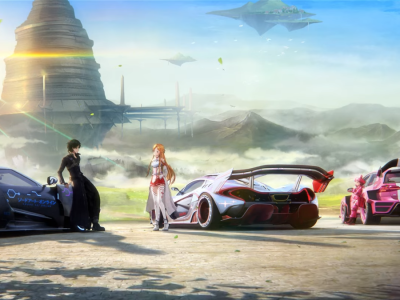 Sword Art Online characters in Racing Master