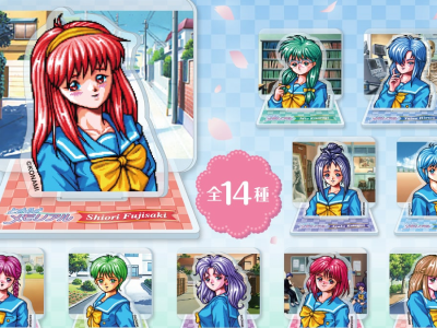 Tokimeki Memorial Gashapon acrylic stands