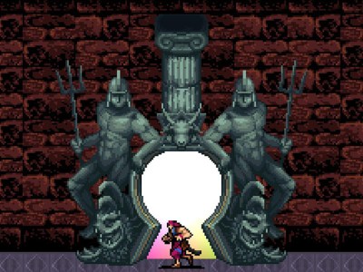 Vampire Survivors Ode to Castlevania Capra Gate