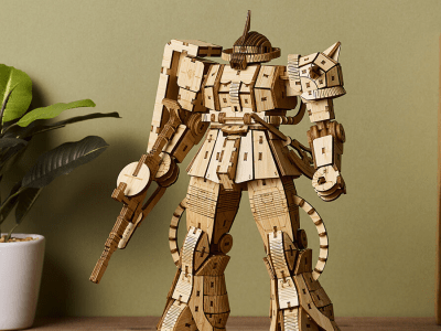 Char Custom Zaku II Bamboo Art wa-gu-mi puzzle