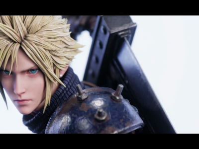 Final Fantasy VII FFVII Rebirth Cloud Strife Masterline figure teaser
