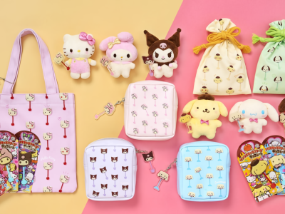 Sanrio Characters Hold Fujiya Chocolate in New Toys