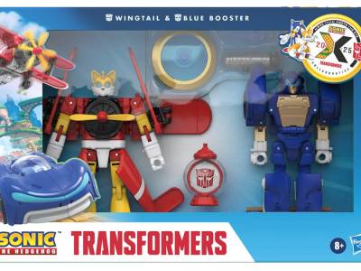 Sonic the Hedgehog and Tails Become Transformers Toys