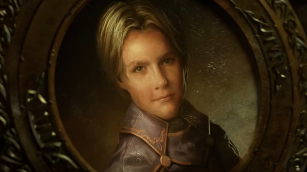 A portrait of young Anduin Wrynn from World of Warcraft Legion