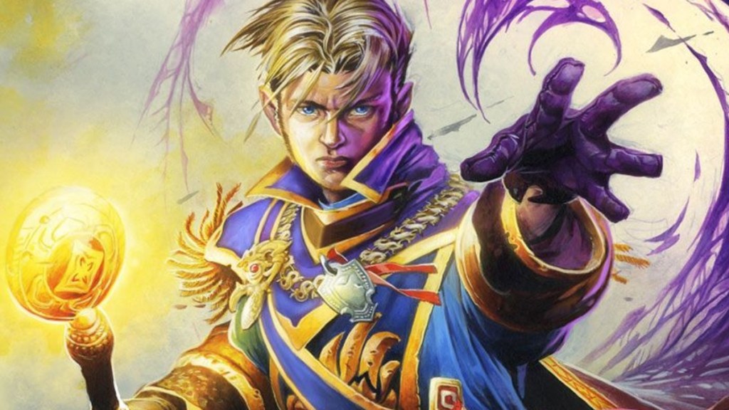 Anduin's Priest portrait in Hearthstone