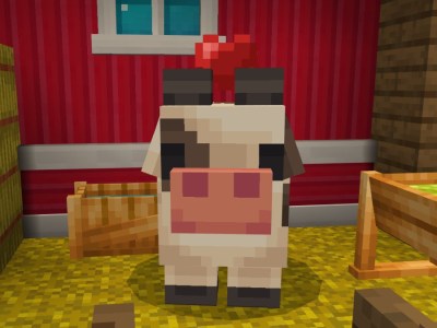 A Cow in Minecraft Hello Kitty and Friends