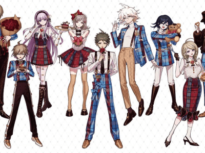 Danganronpa character collaboration at Karaoke Manekineko