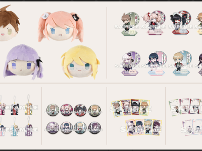 Danganronpa chibi character merchandise by Fanthful