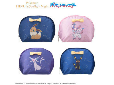 Eevee Pokemon Eievui Starlight Night pouches