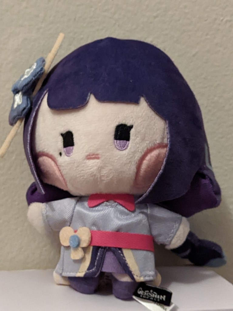 Raiden Genshin Impact Minini Line Friends Are Cute and Recognizable