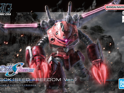 Gundam SEED Freedom Z'Gok Gunpla boxart based on an official poll