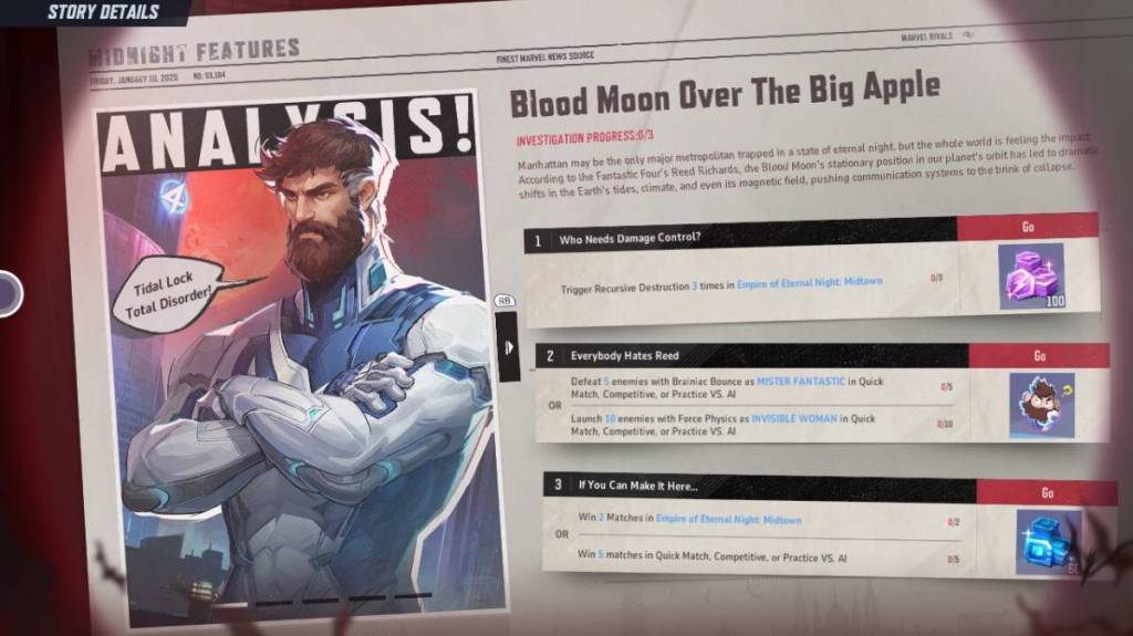 Marvel Rivals Midnight Features - Blood Moon Over The Big Apple