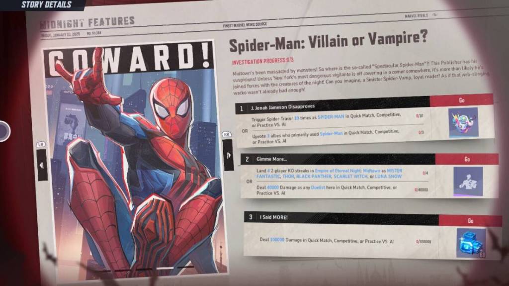 Marvel Rivals Midnight Features - Spider-Man: Villain or Vampire?