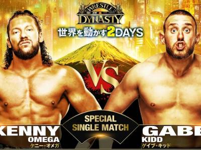 Kenny Omega said his new theme song comes from Final Fantasy composers Masayoshi Soken and Nobuo Uematsu and FFXIV singer J.C. Miller.