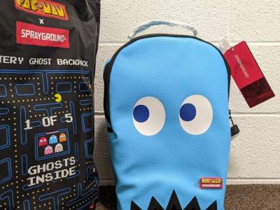 Pac-Man Sprayground Ghost Gang Mystery Backpack Feels Substantial