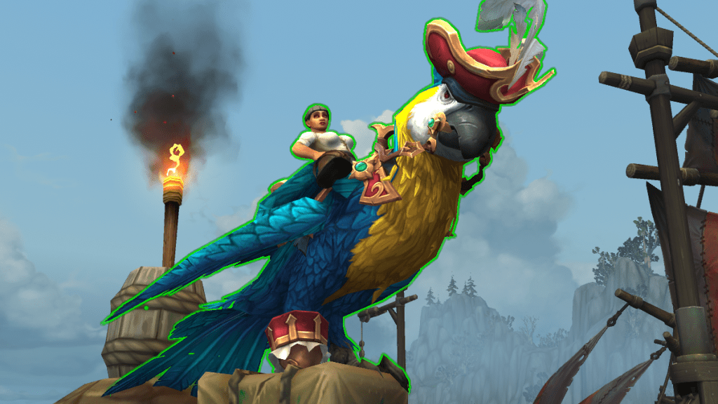 WoW World of Warcraft Plunderstorm rewards parrot mount