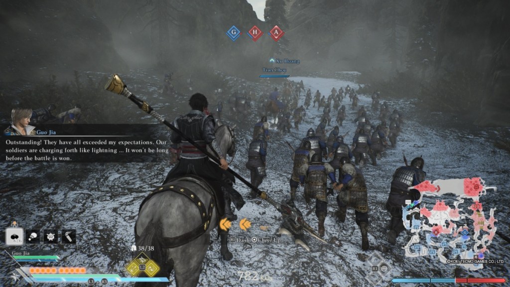 Successfully extended Guo Jia lifespan in Dynasty Warriors Origins