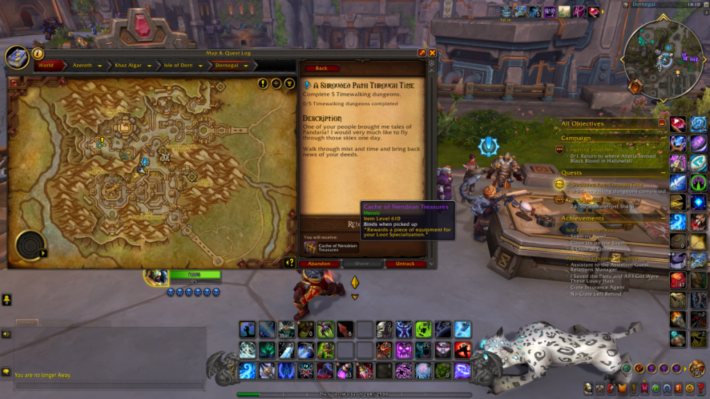 World of Warcraft WoW Turbulent Timeways