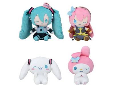 Hatsune Miku and Vocaloid Sanrio Character Plush Heading to Arcades
