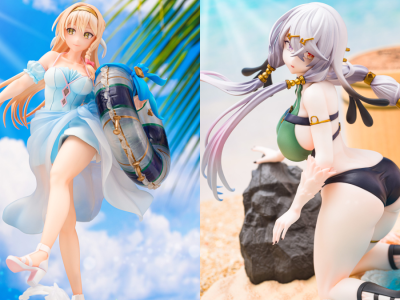 Atelier Ryza anime - Klaudia and Lila swimsuit figures
