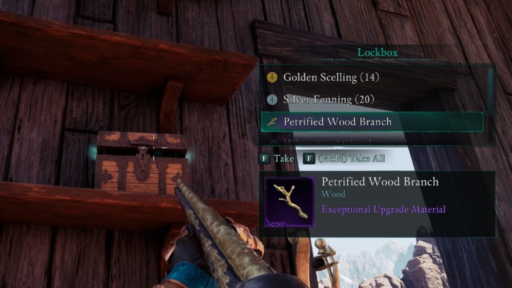 A chest containing crafting materials in Avowed