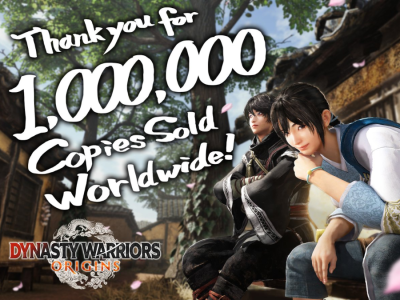 Dynasty Warriors Origins has surpassed 1 million copies sold