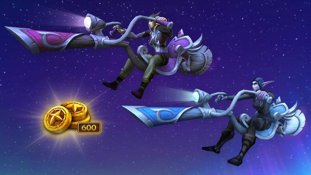 A promo image of the Enchanted Sweeper Bundle in WoW